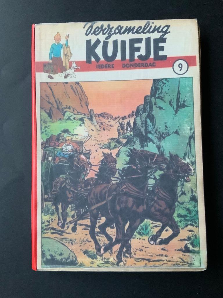 Verzameling Kuifje nr 9 in goede staat, Boeken, Stripverhalen, Gelezen, Eén stripboek, Ophalen of Verzenden, Hergé