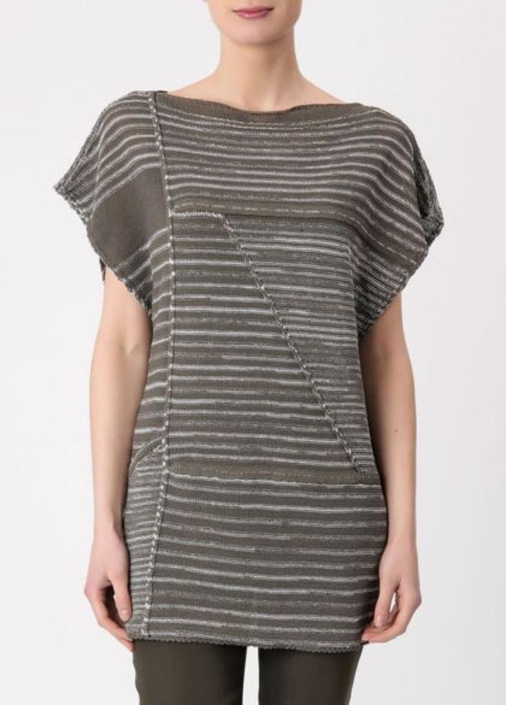 Pull gris et blanc Sarah Pacini neuf, Sarah Pacini, Enlèvement ou Envoi, Comme neuf, Autres couleurs