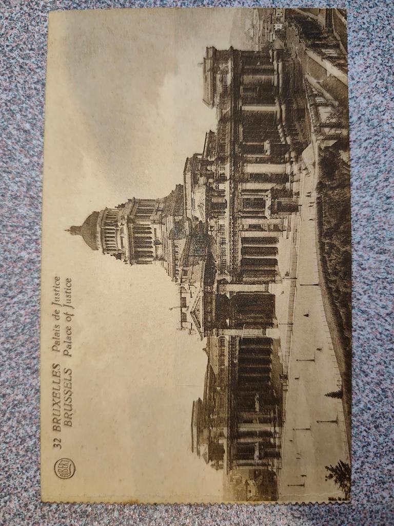 Palais de justice de Bruxelles sans déclaration.phototypie c, Enlèvement ou Envoi, Non affranchie, Bruxelles (Capitale)