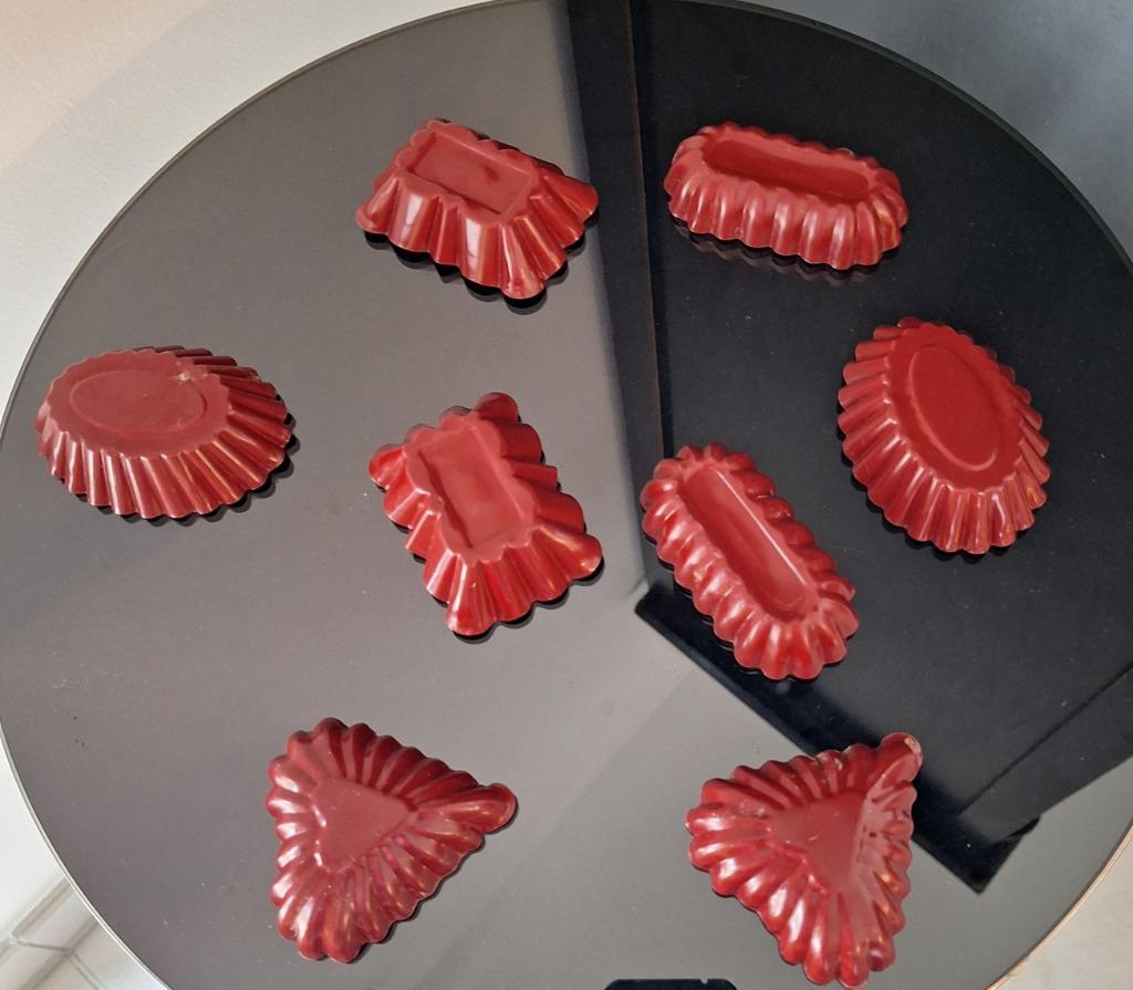 8 kleine cakevormpjes, Ophalen of Verzenden, Zo goed als nieuw, Taarten of Cupcakes, Bakvorm