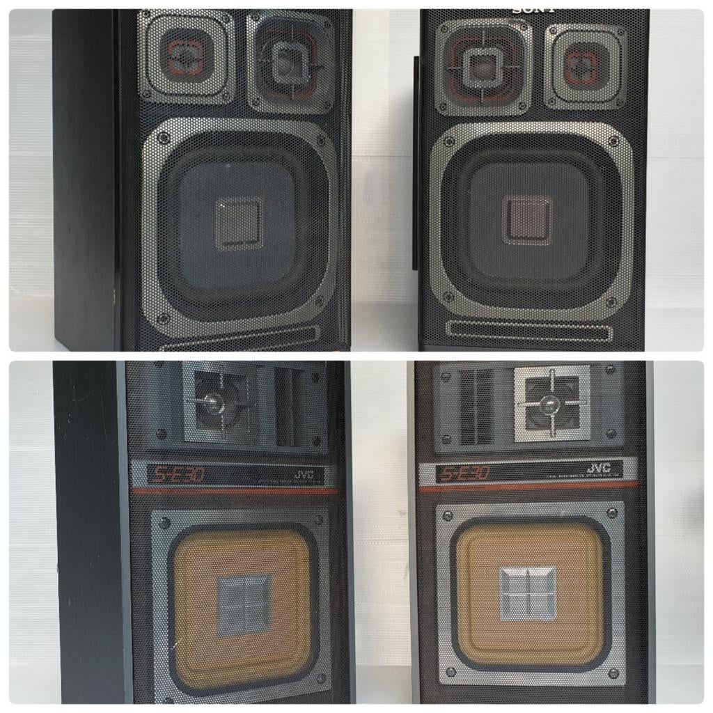 Boîtes Cube des années 80 Cult classic, TV, Hi-fi & Vidéo, Enlèvement ou Envoi, Comme neuf, Haut-parleurs Frontaux, Arrière ou Stéréo