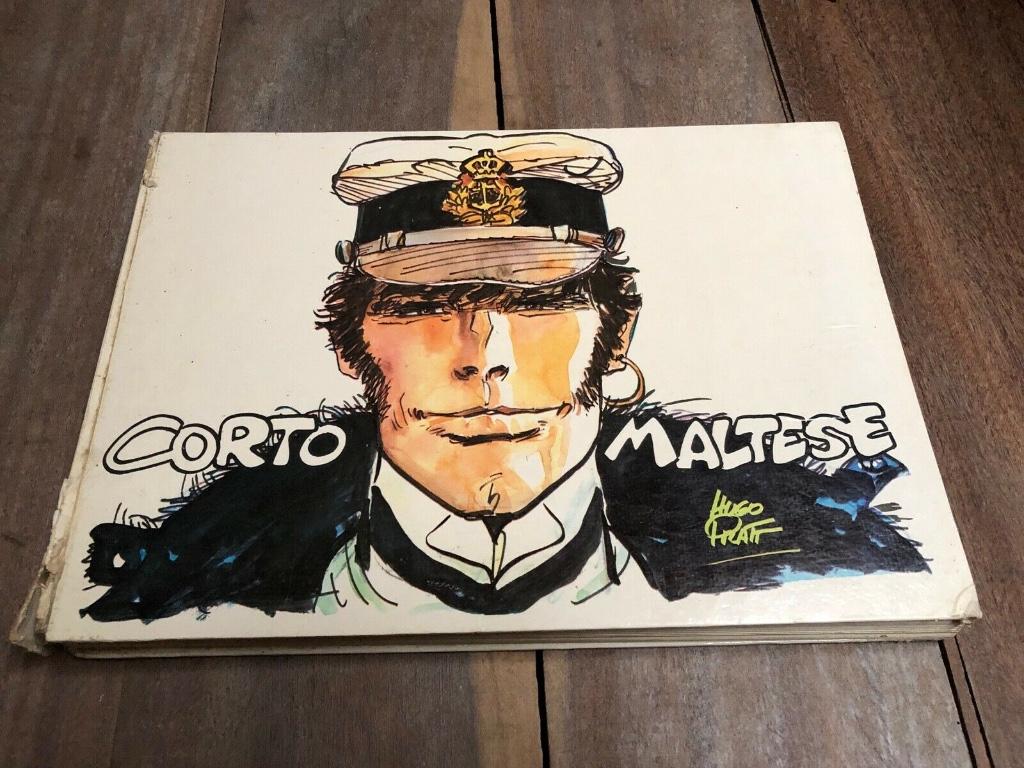 Corto Maltese. Hugo Pratt. T1 . Editions Publicness. 1971. R, Une BD, Utilisé, Hugo Pratt, Envoi