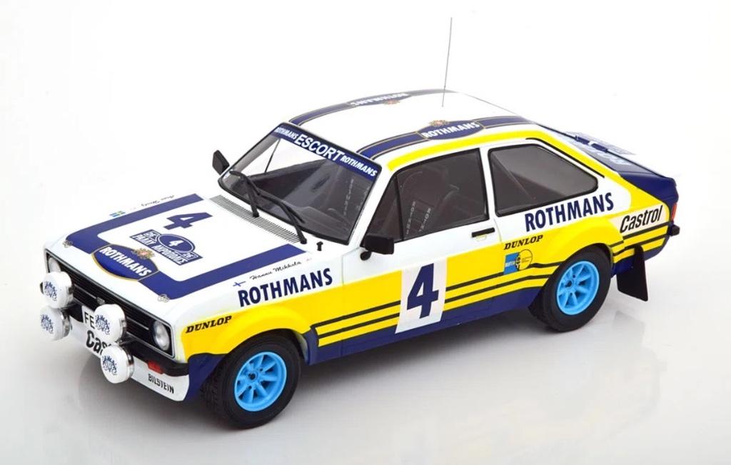1/18 Ixo Ford Escort MK2 RS 1800, Ophalen, Nieuw, Auto, MiniChamps