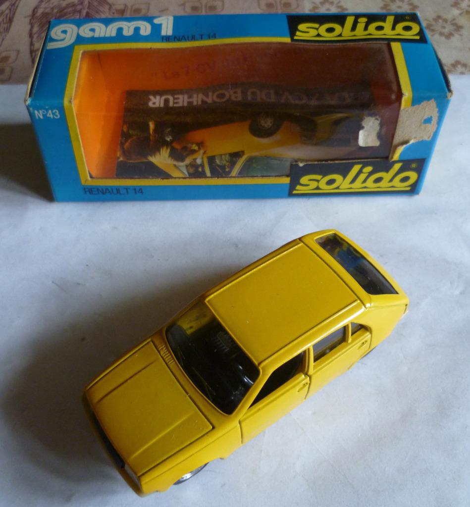 Solido Gam 1 Renault 14, Enlèvement ou Envoi, Comme neuf, Voiture, Solido