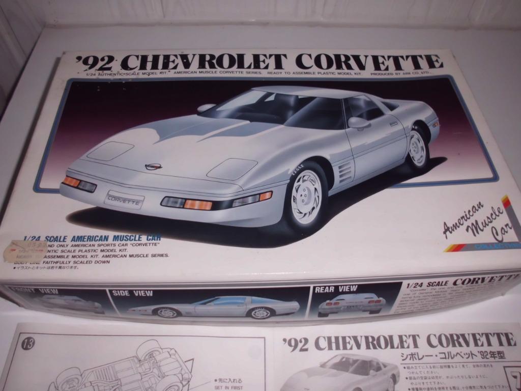 Chevrolet Corvette C4 1992 American Muscle Car 1:24, Overige merken, Auto, Groter dan 1:32, Nieuw