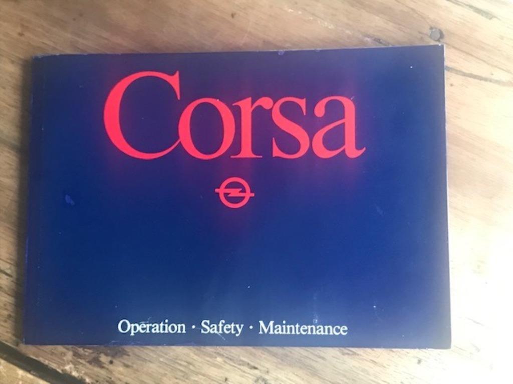 Opel Corsa 1983 owner manual gebruikshandleiding, Ophalen of Verzenden