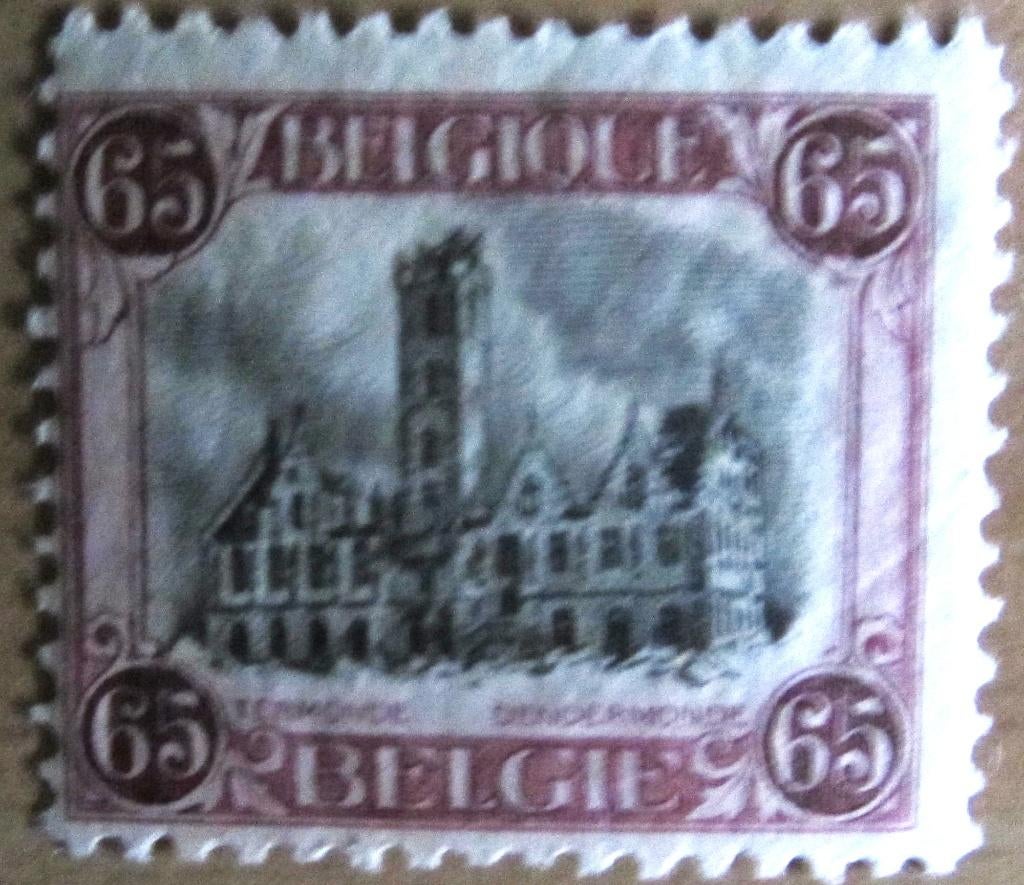 POSTZEGELS BELGIË- STADHUIS DENDERMONDE- NR. 182 **, Orginele gom, Ophalen of Verzenden, Postfris, Postfris