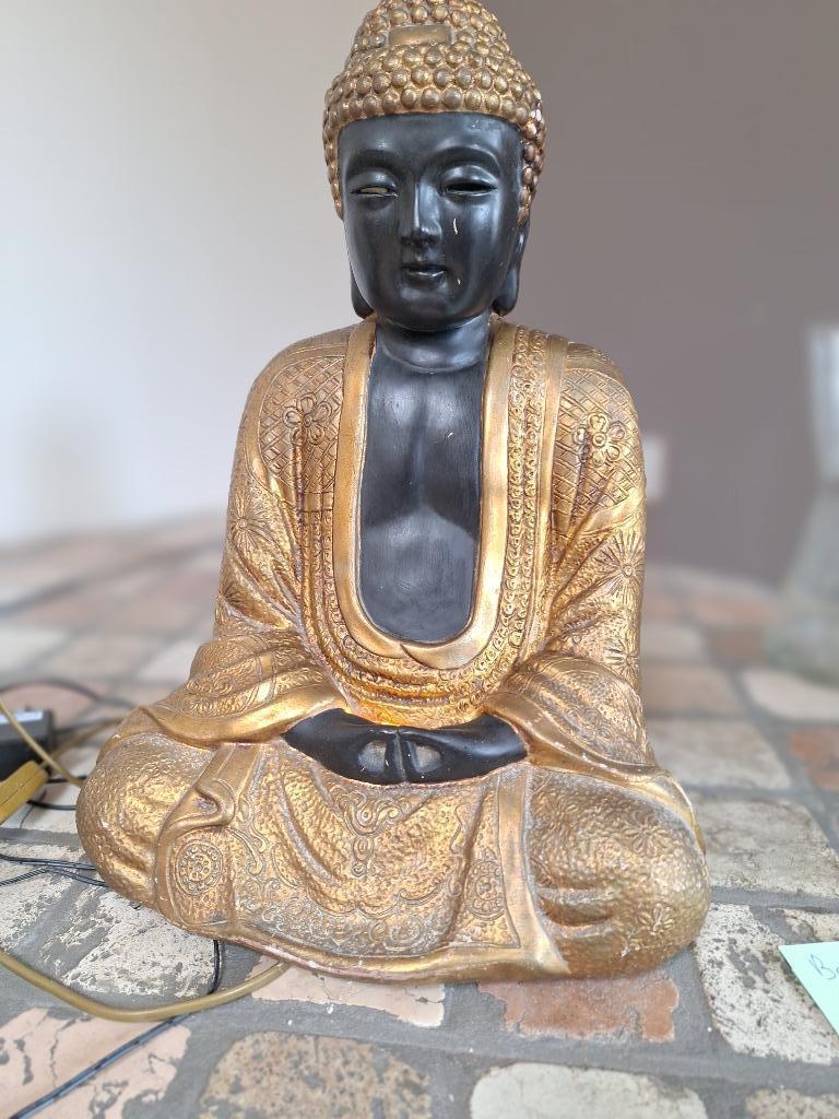 Grand Boudha avec lampe intérieure, Enlèvement, Utilisé