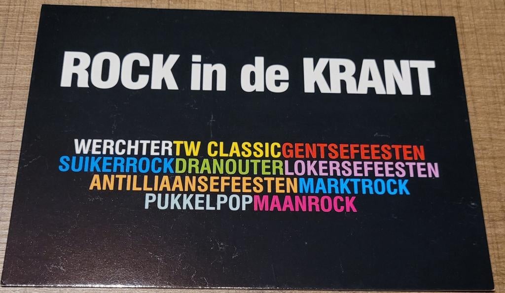 Postkaart: Rockfestivals, Verzamelen, Postkaarten | Themakaarten, Ophalen of Verzenden, 1980 tot heden, Ongelopen, Muziek