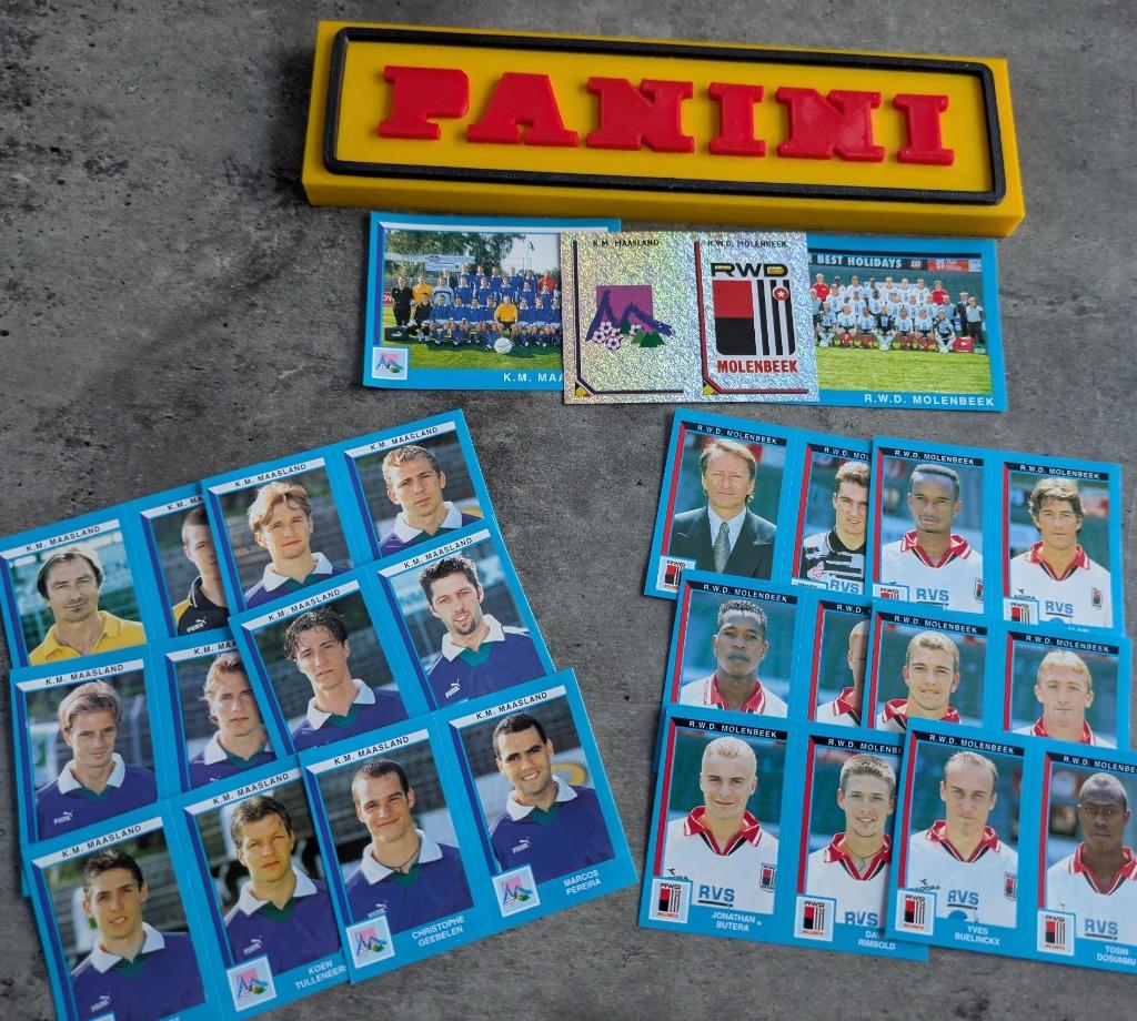 LOT DE 15 AUTOCOLLANTS PANINI FOOTBALL 2000 MAASLAND/RWDM, Envoi, Neuf