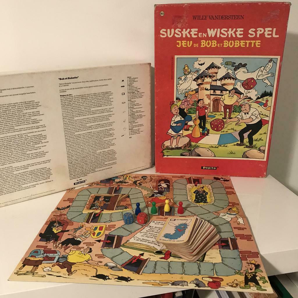 ♦️S&W💭 Speldoos Papita 1981♟🎲, Ophalen of Verzenden, Suske en Wiske, Gebruikt, Boek of Spel