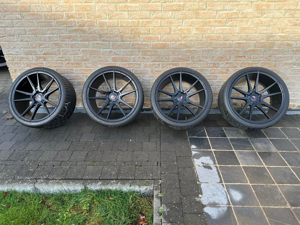 Set Velgen JR 21 20 Inch Als nieuw, Autos : Pièces & Accessoires, Pneus & Jantes, Enlèvement, 20 pouces, Jante(s)