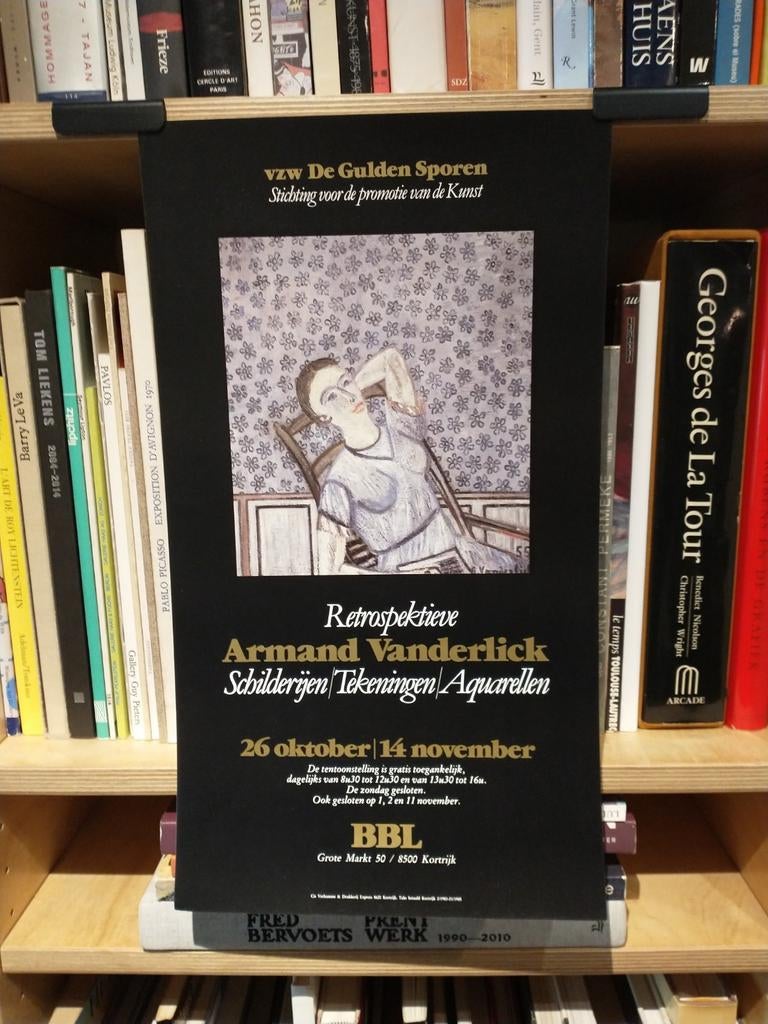 Retrospektieve Arman Vanderlick affiche, Ophalen of Verzenden, Zo goed als nieuw