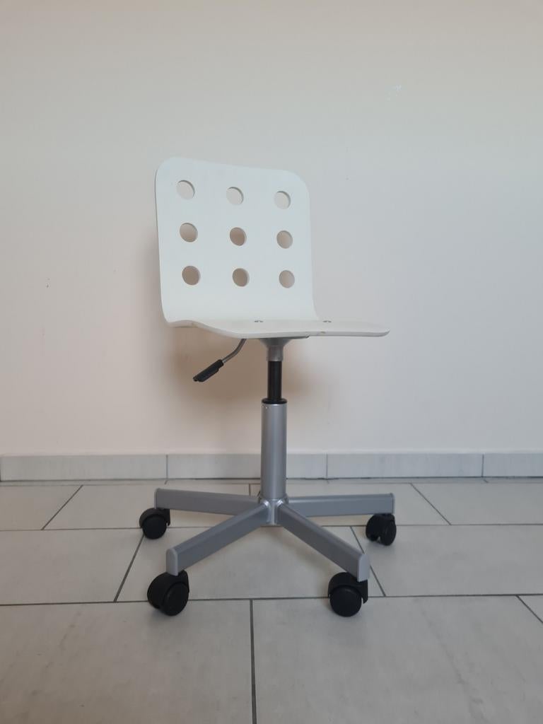 Chaise de bureau IKEA pour enfant, Ophalen, Zo goed als nieuw, Wit, Bureaustoel