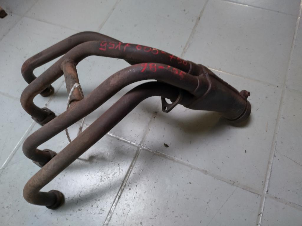 suzuki gsxf 600/750 model '98-'05 uitlaat collector, Enlèvement ou Envoi, Utilisé