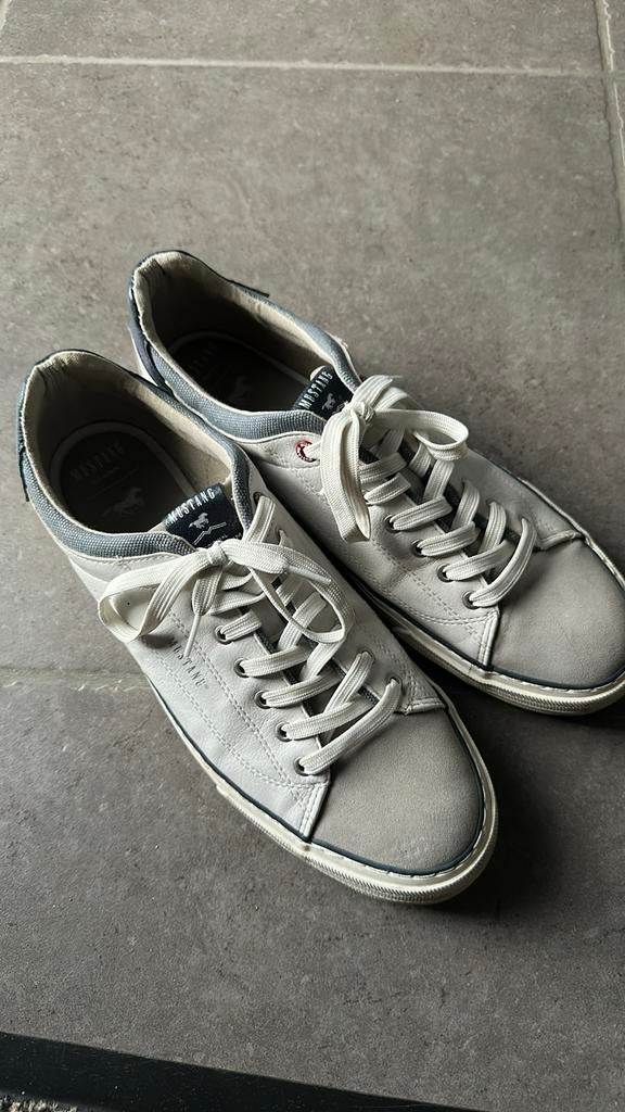 Mustang schoenen, Comme neuf, Mustang, Enlèvement, Blanc