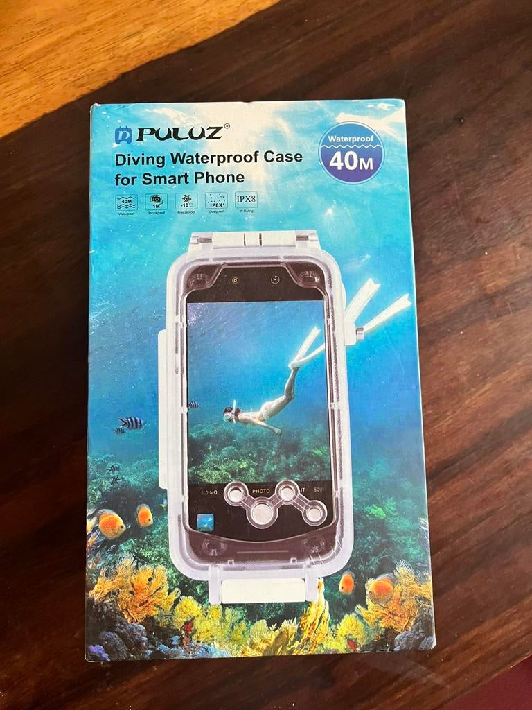 Puluz waterproof case 40m iphone XR, Watersport en Boten, Duiken, Ophalen of Verzenden, Nieuw