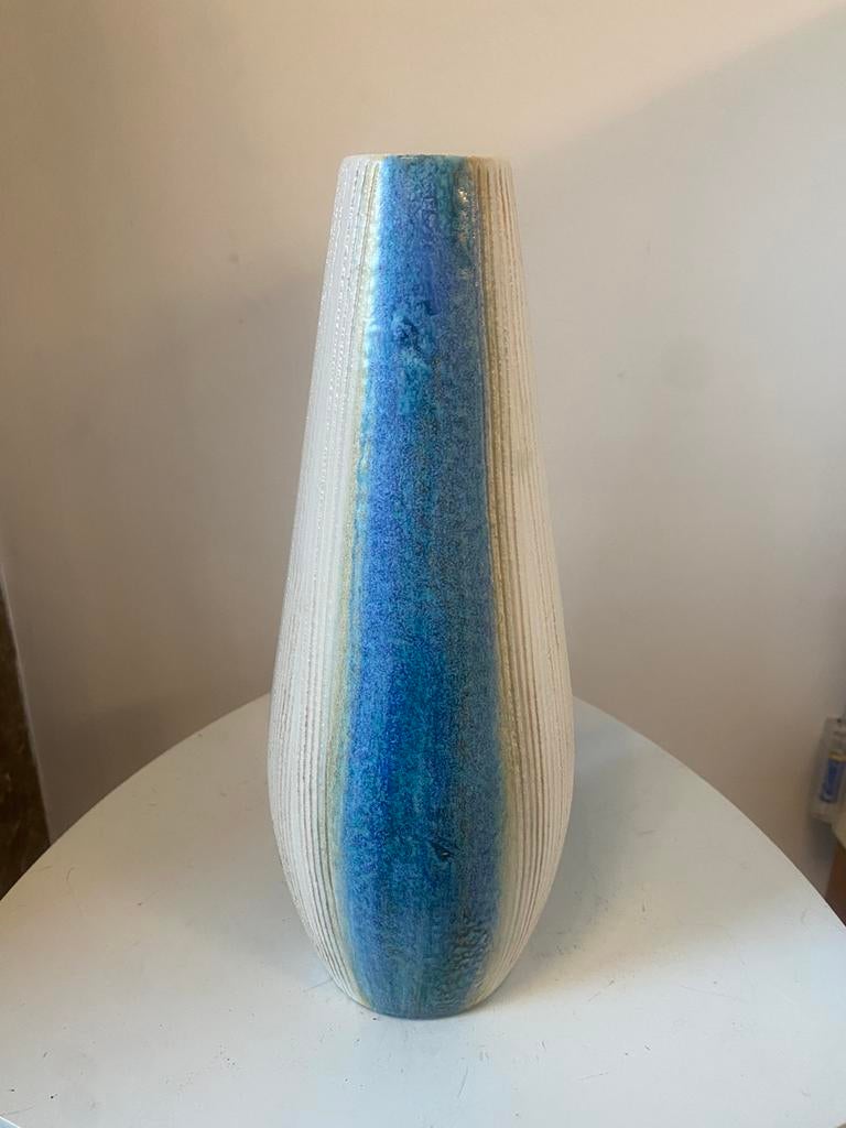 Vase vintage Coceram, Enlèvement ou Envoi, Comme neuf, Blanc