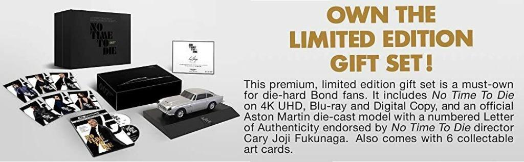 Coffret JAMES BOND 007 ASTON MARTIN NTTD DVD HD+BLURAY+BONUS, Enlèvement ou Envoi, Neuf, Voiture, Autoart