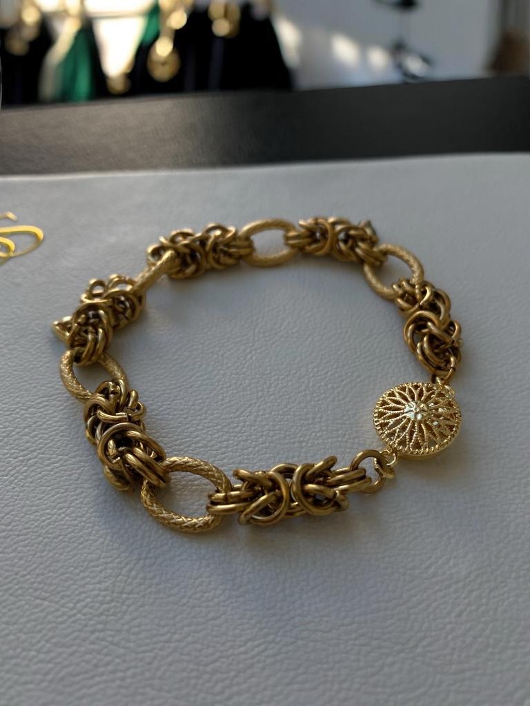 Bracelet chunky, Enlèvement ou Envoi, Neuf, Or, Acier
