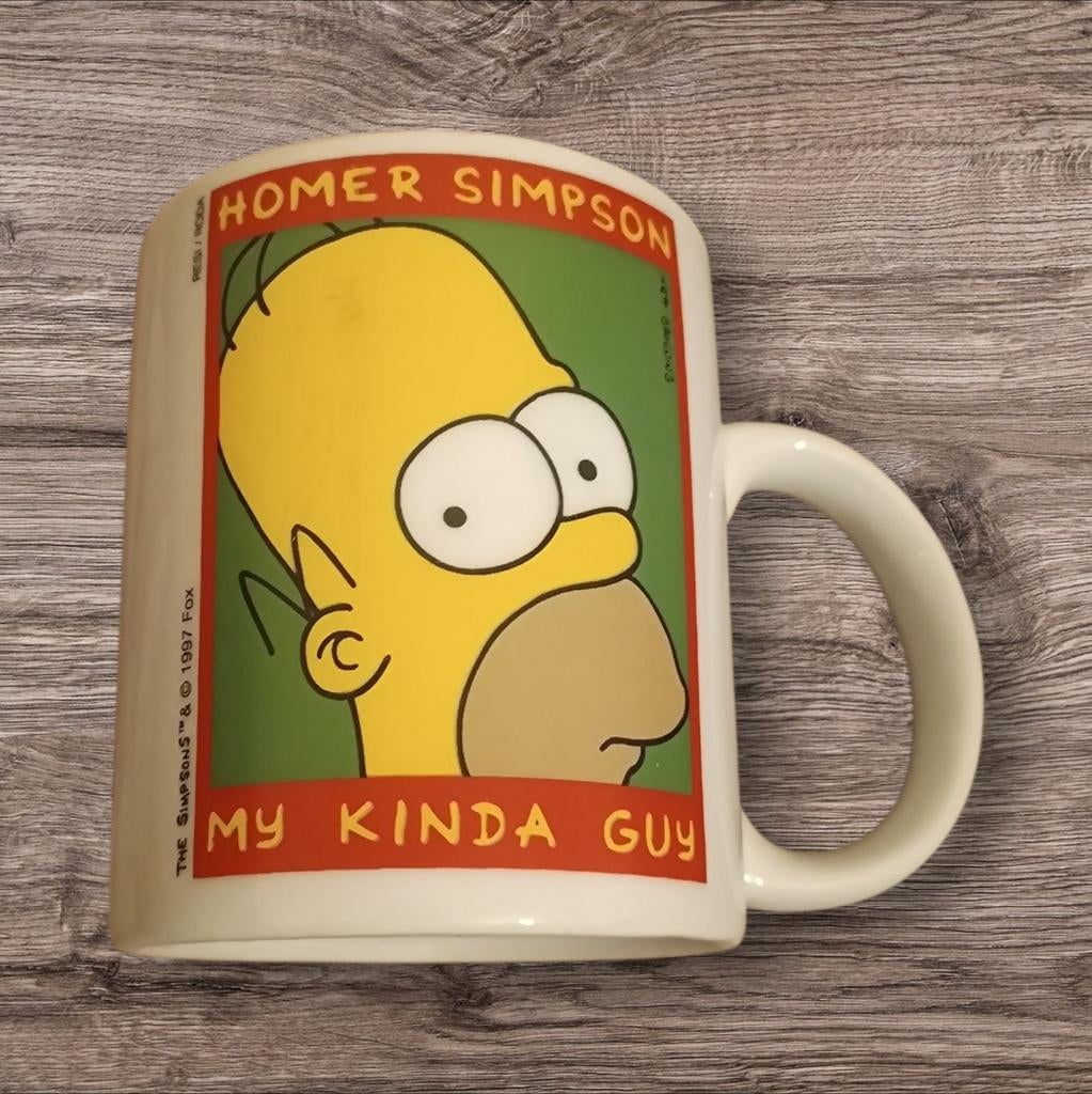 Mok van the simpsons, Verzamelen, Glas en Drinkglazen, Ophalen of Verzenden, Zo goed als nieuw