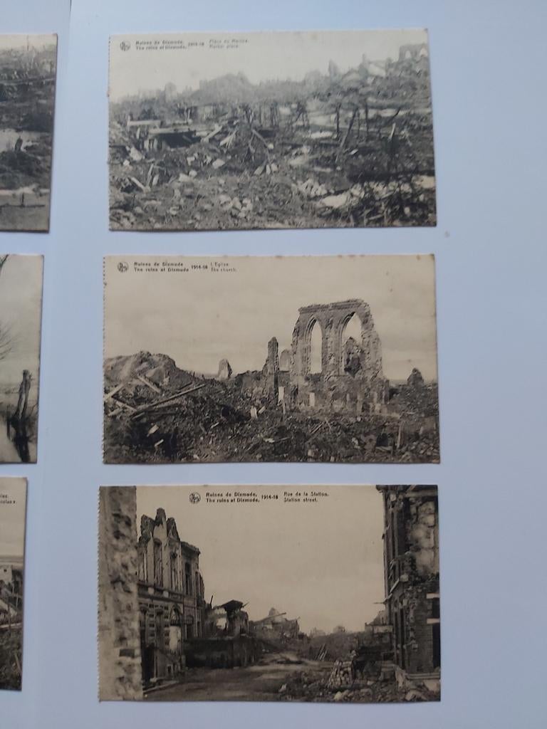 Lot - 10 Oude postkaarten Diksmuide, Ophalen of Verzenden