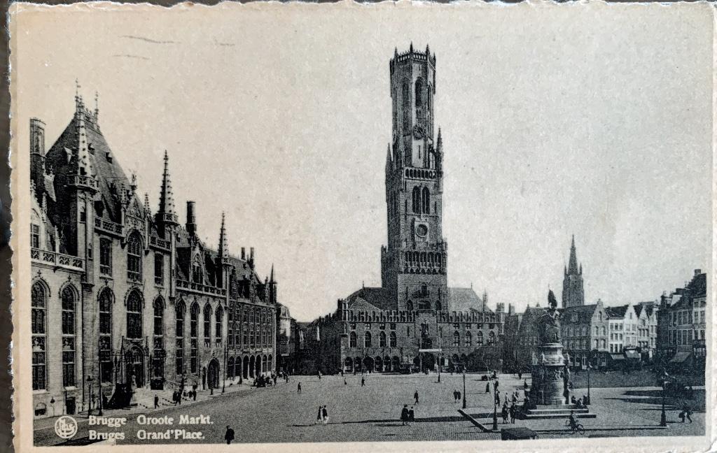 Carte postale Belgique, Envoi, 1940 à 1960, Non affranchie, Flandre Occidentale
