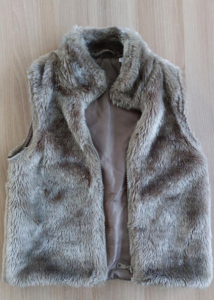 BODYWARMER PELS - MAAT: 146, Ophalen of Verzenden, Zo goed als nieuw