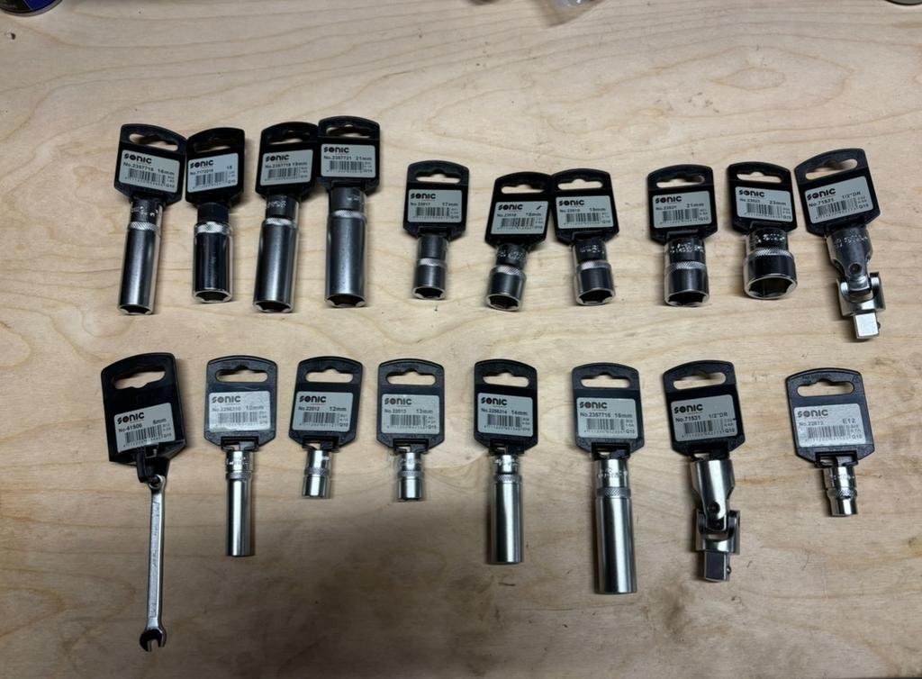 Partij gereedschap sonic tools handgereedschap doppen ratel, Ophalen