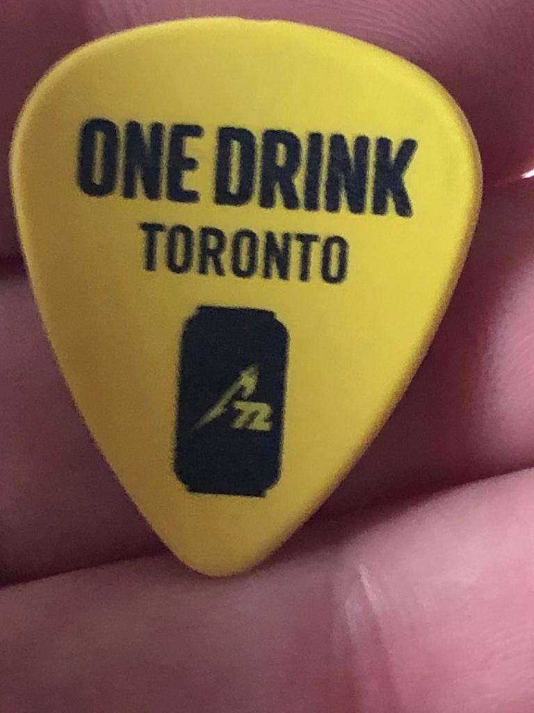 Metallica 2025 official plectrum drink Toronto, canada, Ophalen of Verzenden, Zo goed als nieuw