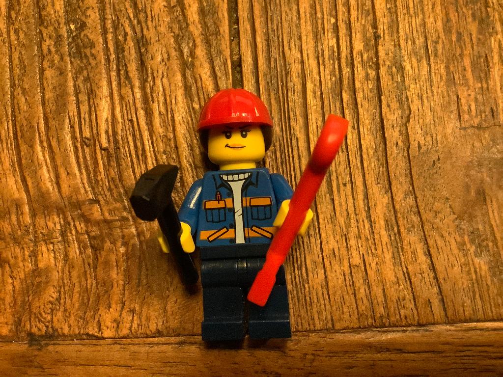 Lego figuur cty1605 Construction Worker - Female, / F4, Enlèvement ou Envoi, Comme neuf, Briques en vrac, Lego