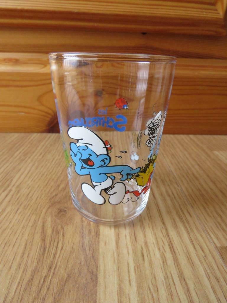 superbe verre les schtroumpfs, Ophalen of Verzenden, Nieuw, Frisdrankglas