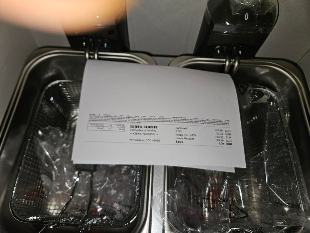 Frifri 1968, Elektronische apparatuur, 4 liter of meer, Ophalen, Nieuw, Duo-friteuse