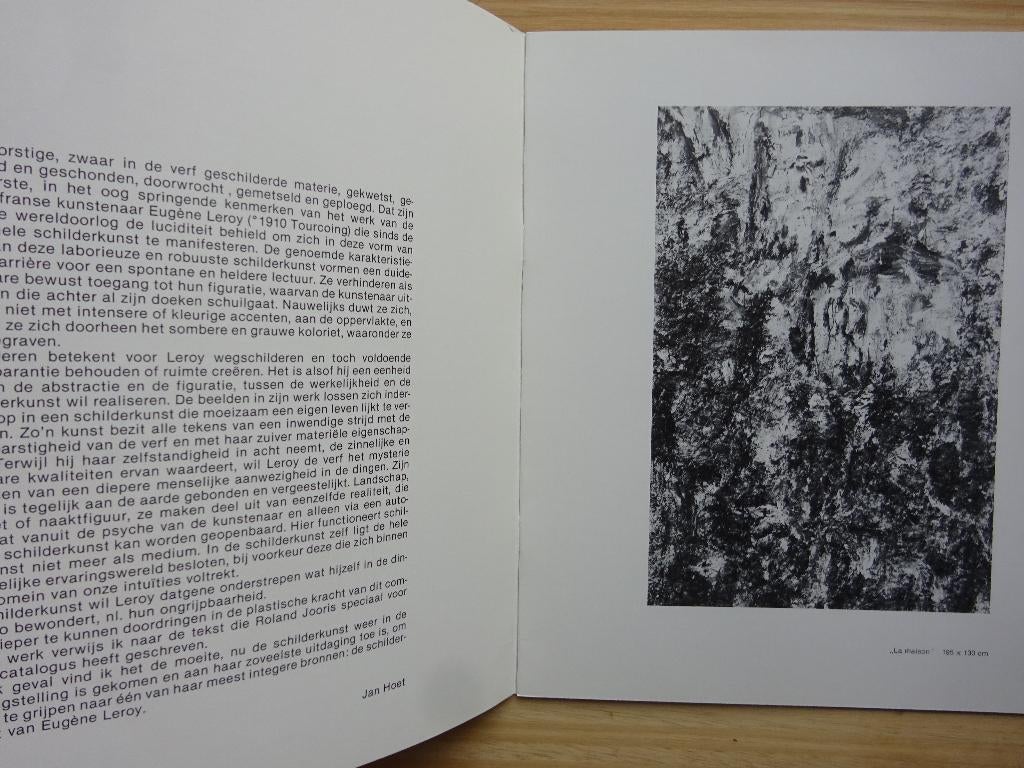 Eugène Leroy, MHK Gent, 1982, Ophalen of Verzenden, Zo goed als nieuw, Roland Jooris, Schilder- en Tekenkunst