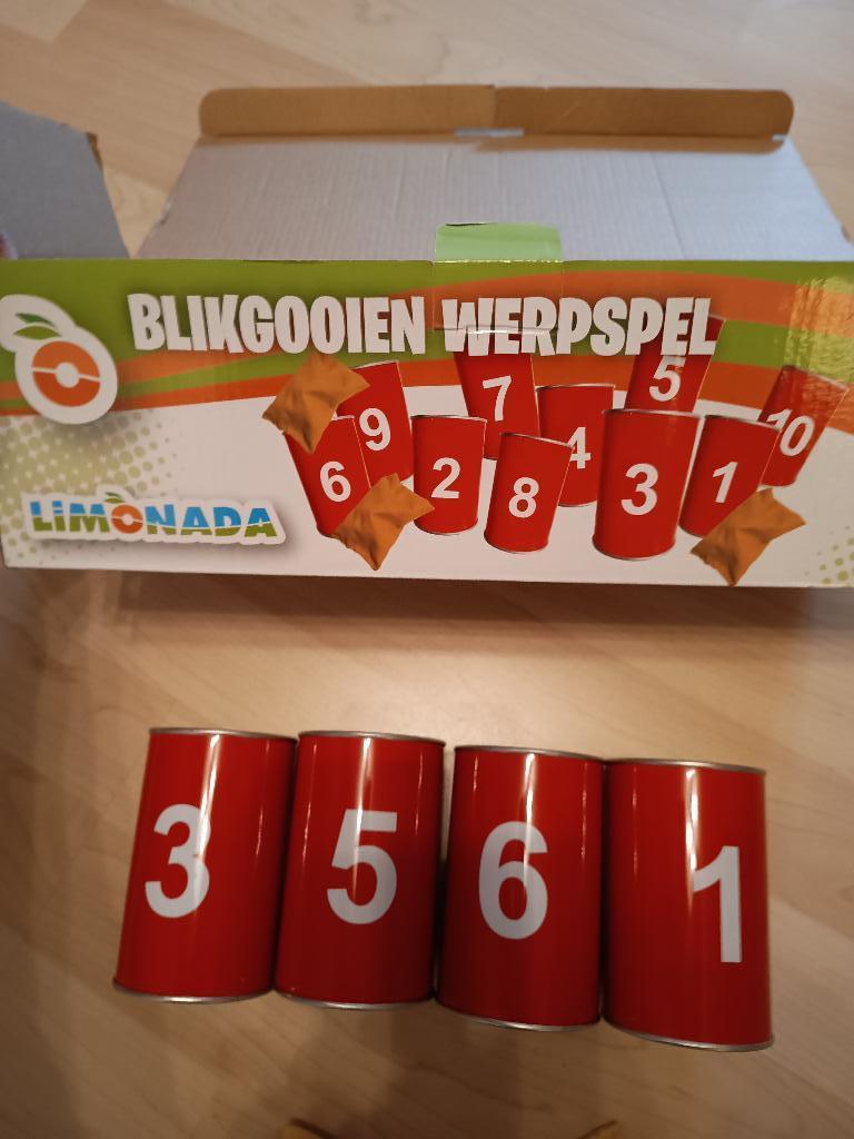 blik gooien, Ophalen, Nieuw