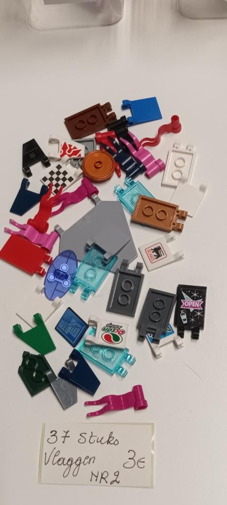 Lego vlaggen Zie ook andere foto voor nr, Ophalen of Verzenden, Lego