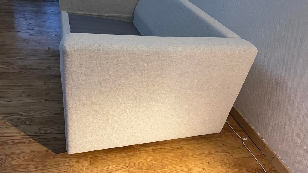 Accoudoirs IKEA VIMLE Gunnared beige, Enlèvement, Utilisé, Banc droit