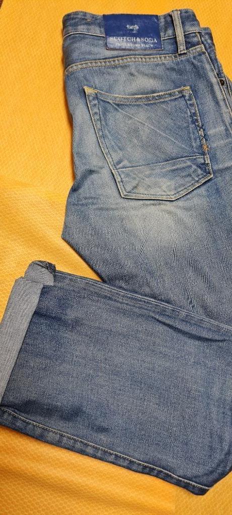 herenjeans mt 33/32, merk SCOTCH &SODA, Scotch&Soda, Enlèvement, W33 - W34 (confection 48/50), Porté