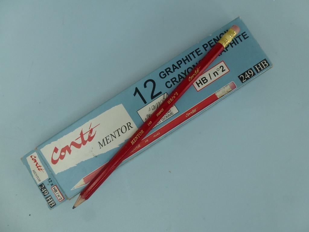 Crayon Conté avec gomme 5 pièces mentor HB / n 2, Enlèvement ou Envoi, Neuf