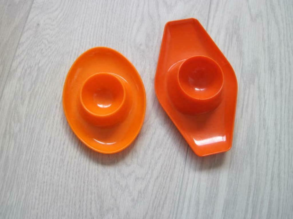 eierdopjes : 2 stuks, Overige materialen, Gebruikt, Overige typen, Ophalen of Verzenden