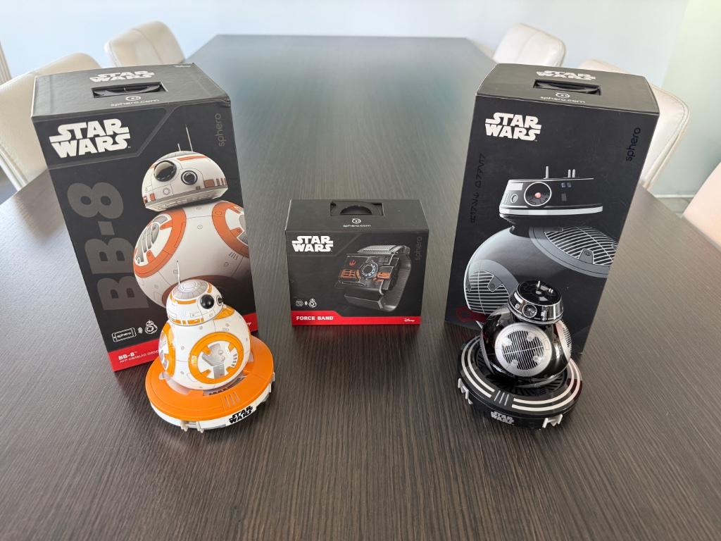 Sphero Star Wars BB-8 & BB-9E Robot Toys met Force Band, Verzamelen, Ophalen of Verzenden, Nieuw, Replica