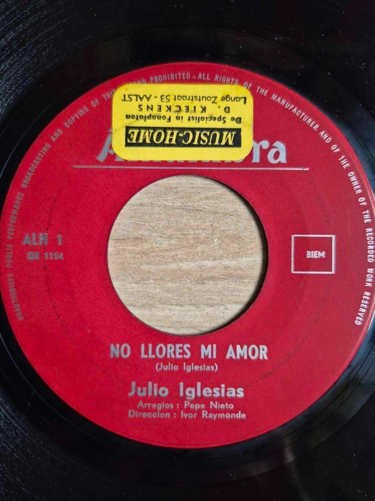 Singel Julio Iglesias, Enlèvement ou Envoi