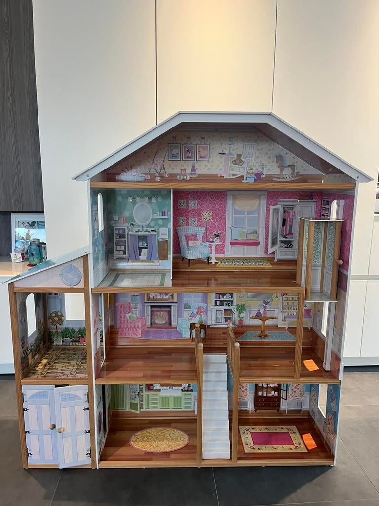 Poppenhuis KidKraft, Enlèvement, Utilisé, Maison de poupées