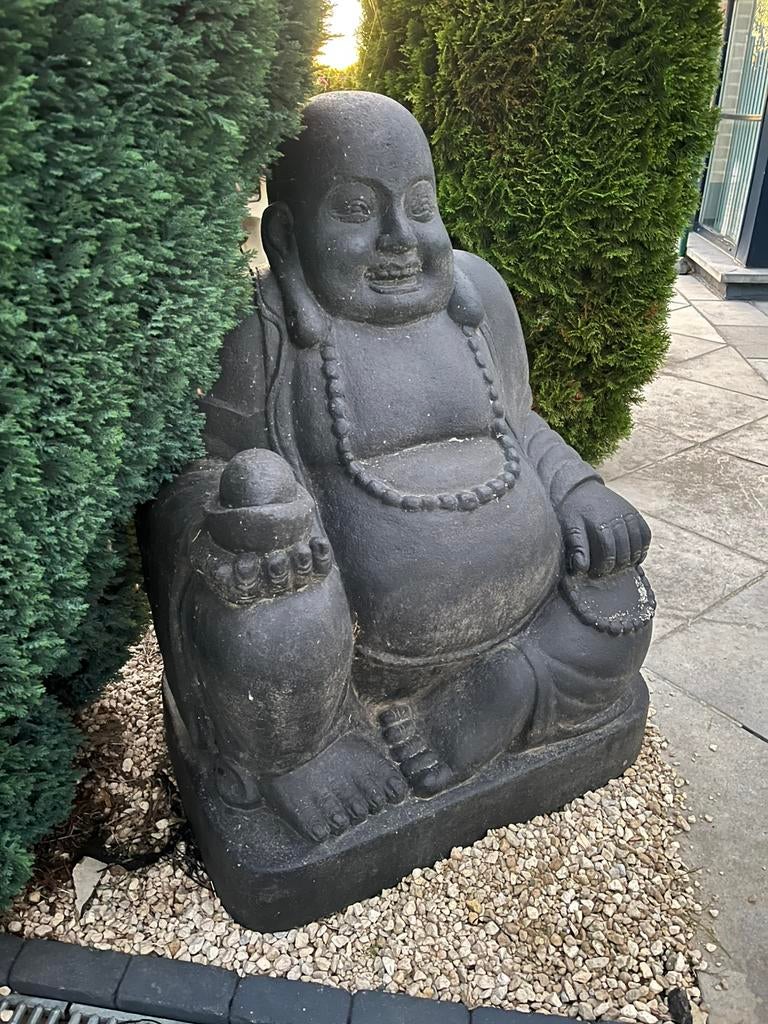 Bouddha en pierre pour jardin/terrasse, Enlèvement, Comme neuf