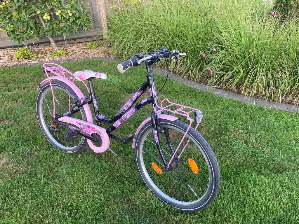 Meisjesfiets 21inch 6-8jaar, Fietsen en Brommers, Fietsen | Vouwfietsen, Ophalen, 20 inch of meer, Gebruikt, Versnellingen