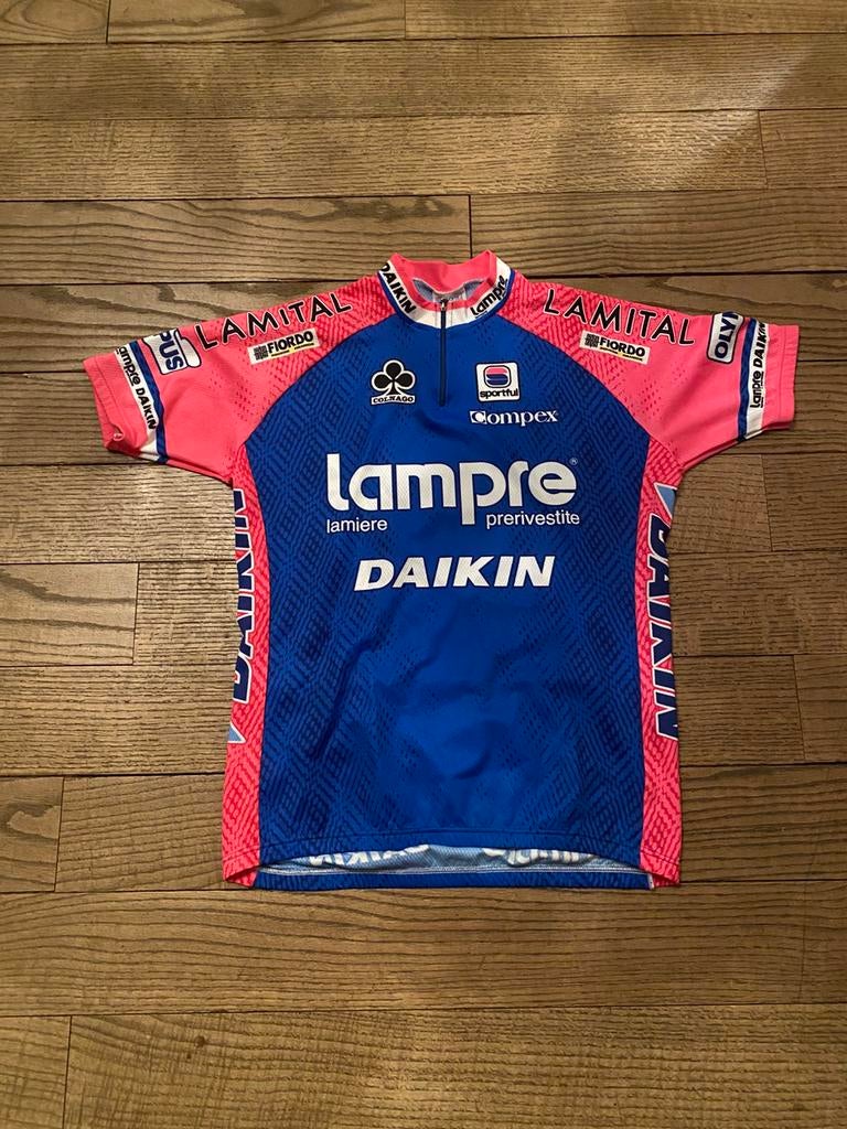 VINTAGE wielertui koerstrui LAMPRE DAIKIN xxl, Gebruikt, Bovenkleding, Heren, XXL