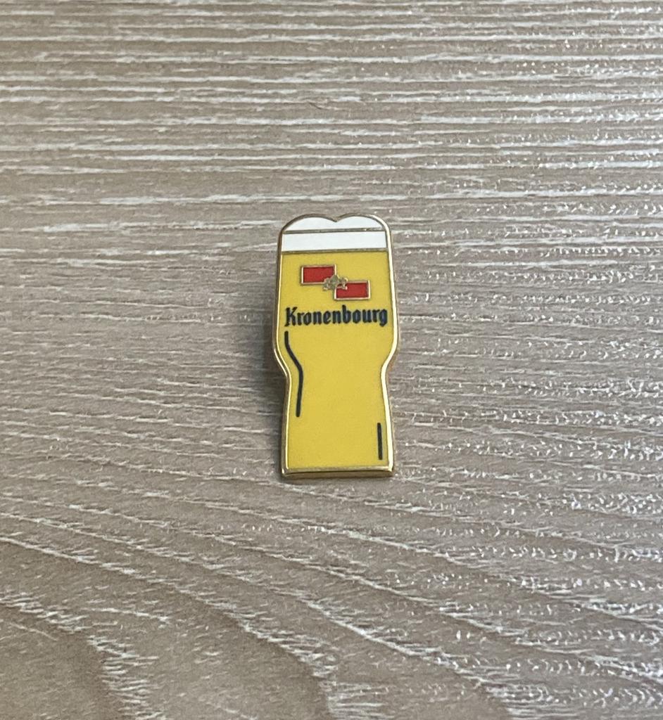PIN - KRONENBOURG - KRONENBURG - BIER - BIÈRE - BEER, Envoi, Utilisé, Marque, Insigne ou Pin's