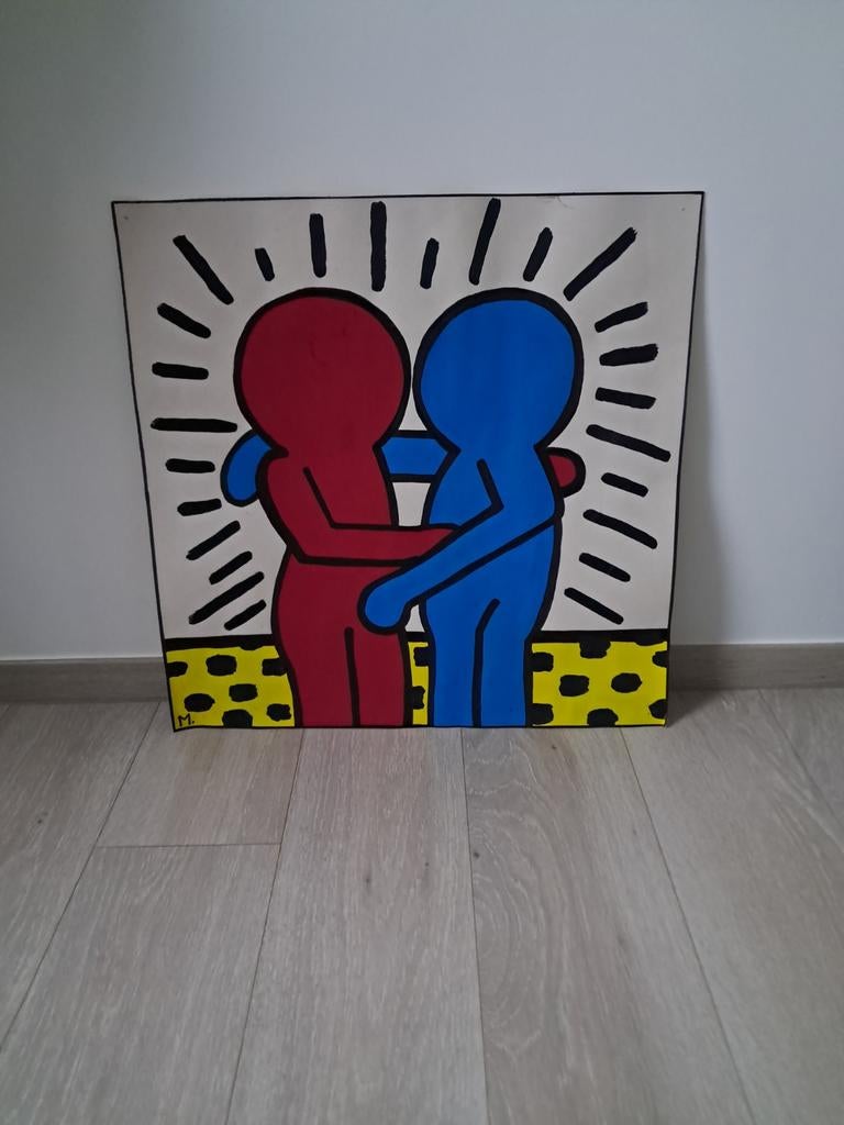 Eigen tekening op karton, Antiek en Kunst, Ophalen
