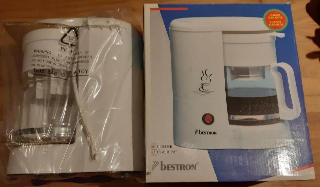 koffiezetapparaat Bestron, Elektronische apparatuur, Koffiezetapparaten, Nieuw, Gemalen koffie, Koffiemachine, 10 kopjes of meer