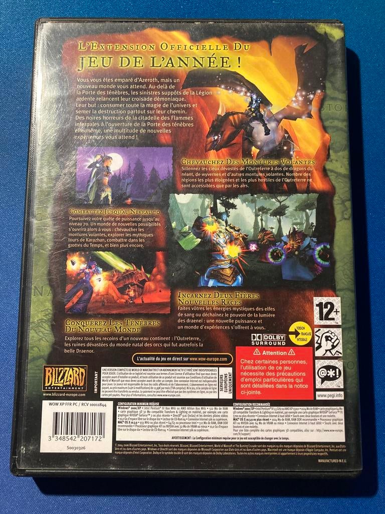 World of Warcraft The Burning Crosade Pc Mac, Games en Spelcomputers, Ophalen of Verzenden, Gebruikt